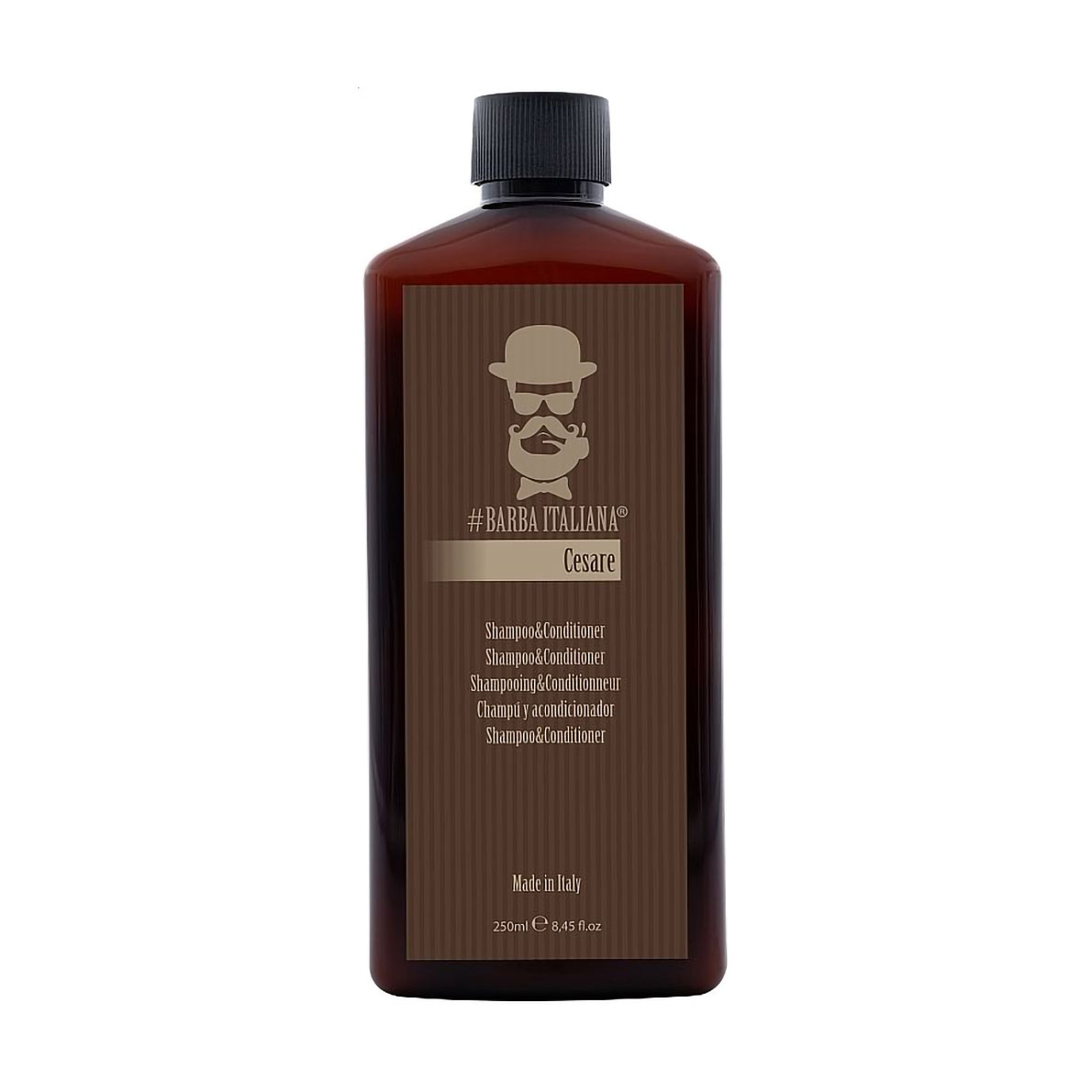 Чоловічий шампунь-кондиціонер 2 в 1 Barba Italiana Shampoo &amp; Conditioner Cesare, 250 мл