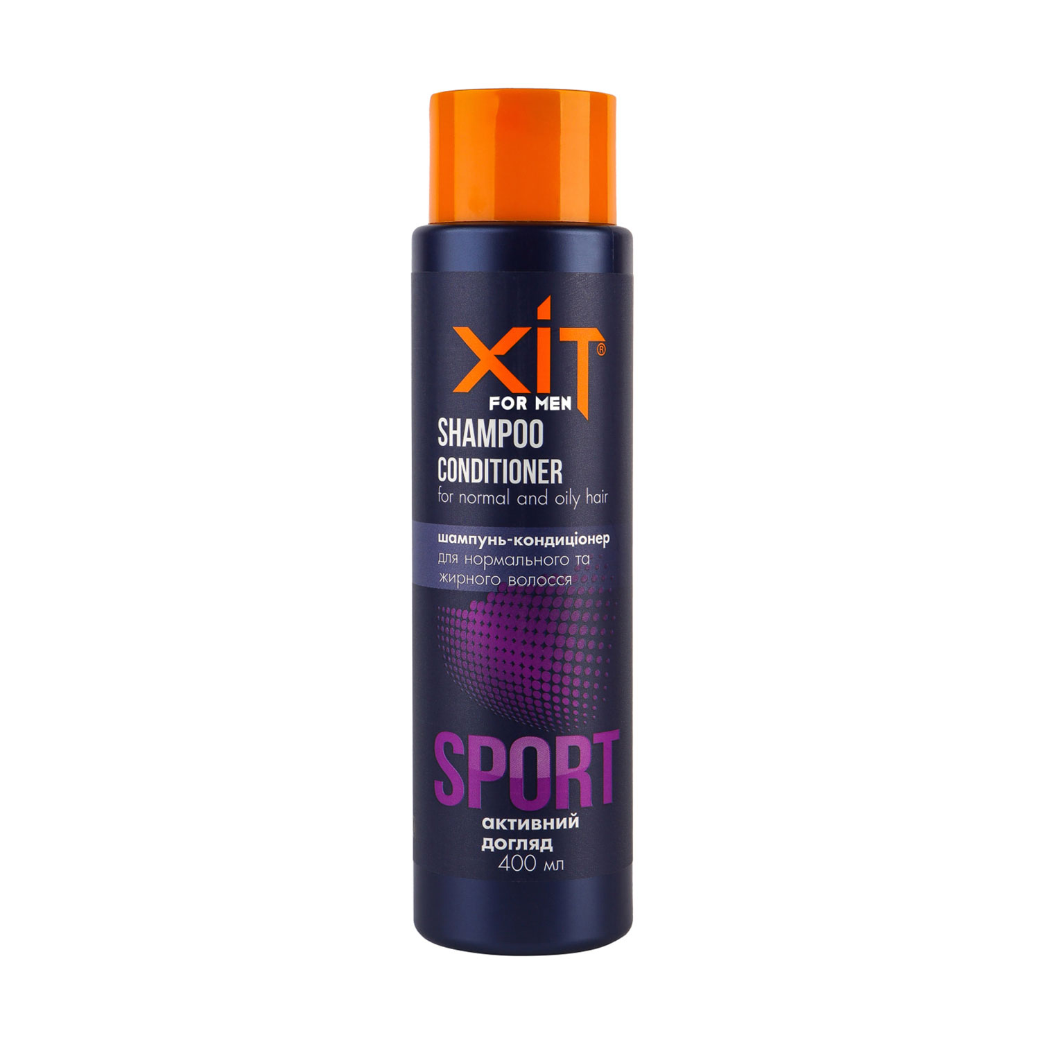 Чоловічий шампунь-кондиціонер Аромат Хіт Sport Shampoo для нормального і жирного волосся, 400 мл
