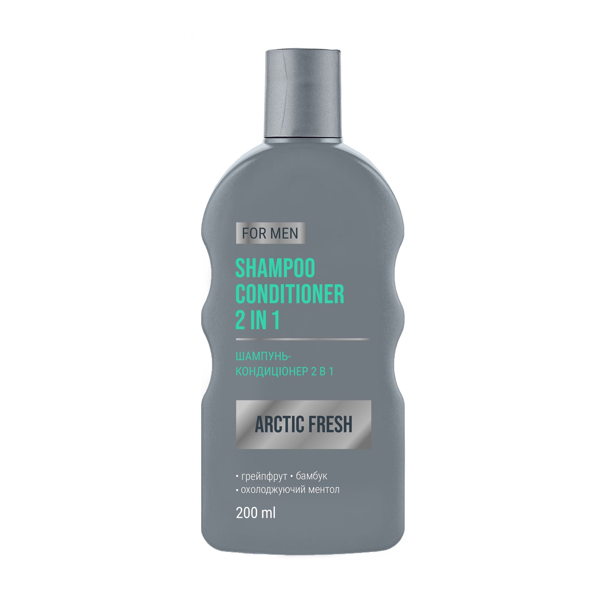 Чоловічий шампунь-кондиціонер для волосся Family Doctor For Men Arctic Fresh Shampoo Conditioner 2 In 1, 200 мл