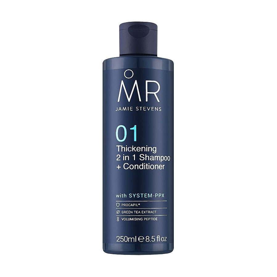 Чоловічий шампунь-кондиціонер для волосся Mr. Jamie Stevens 01 Thickening 2 In 1 Shampoo + Conditioner, 250 мл
